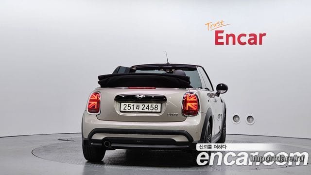 MINI COOPER CONVERTIBLE 2024 — 59 042 км, светло-золотистый, Корея — под ключ — фото 4