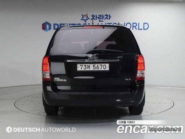 KIA CARNIVAL R 2014 — 90 121 км, чёрный, Корея — под ключ — фото 4