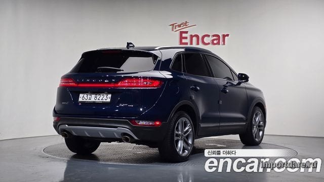 LINCOLN MKC 2018 — 50 765 км, синий, Корея — под ключ — фото 2
