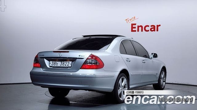 MERCEDES-BENZ E-CLASS W211 2008 — 104 014 км, серебристый, Корея — под ключ — фото 2