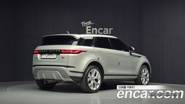 LAND ROVER RANGE ROVER EVOQUE 2020 — 44 304 км, серебристо-серый, Корея — под ключ — фото 2