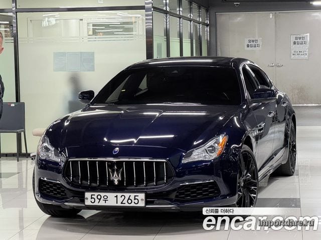 MASERATI QUATTROPORTE 2017 — 51 000 км, Корея — под ключ — фото 1