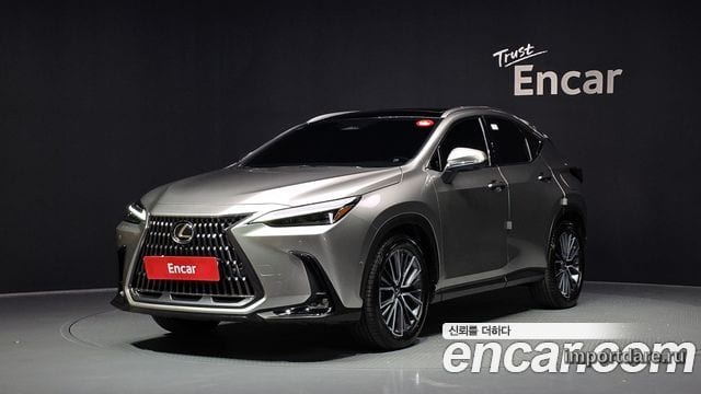 LEXUS NX350H 2025 — 1 178 км, серебристо-серый, Корея — под ключ — фото 1