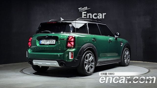 MINI COOPER S COUNTRYMAN 2023 — 6 523 км, тёмно-зелёный, Корея — под ключ — фото 2