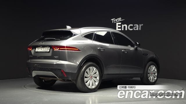 JAGUAR E-PACE 2019 — 108 435 км, серебристо-серый, Корея — под ключ — фото 2