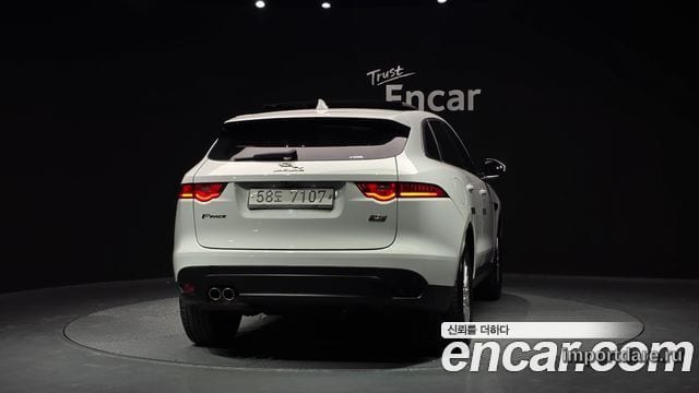 JAGUAR F-PACE 2018 — 124 135 км, белый, Корея — под ключ — фото 4