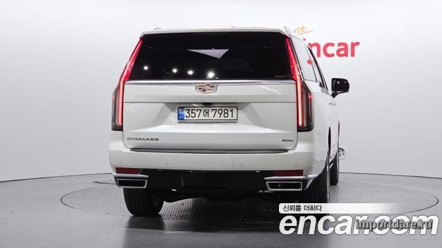 CADILLAC ESCALADE 2021 — 17 523 км, белый, Корея — под ключ — фото 4