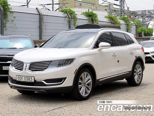 LINCOLN MKX 2016 — 100 505 км, белый, Корея — под ключ — фото 2