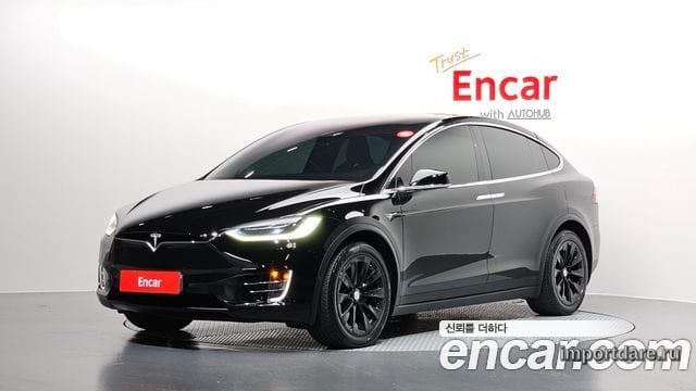 TESLA MODEL X 2019 — 146 141 км, чёрный, Корея — под ключ — фото 1
