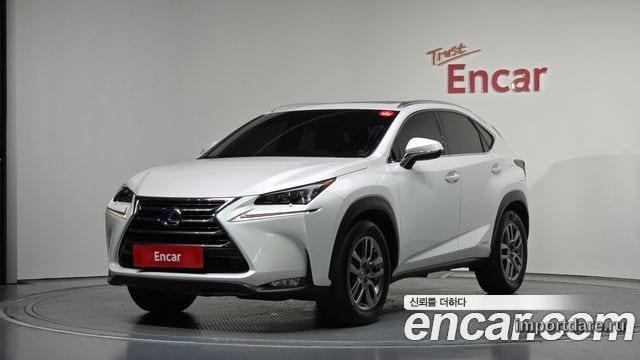 LEXUS NX300H 2015 — 49 083 км, белый, Корея — под ключ — фото 1