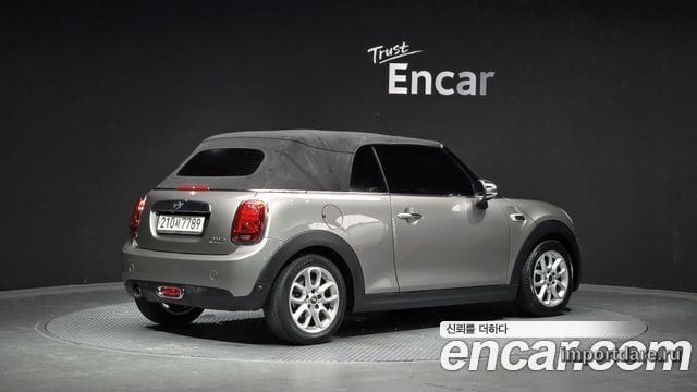 MINI COOPER CONVERTIBLE 2019 — 152 238 км, светло-золотистый, Корея — под ключ — фото 2