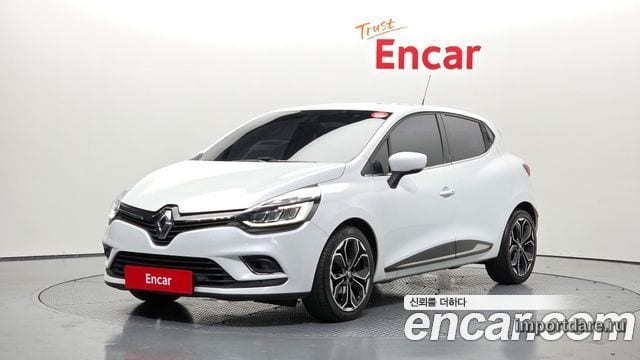 RENAULT KOREA CLIO 2018 — 83 374 км, белый, Корея — под ключ — фото 1
