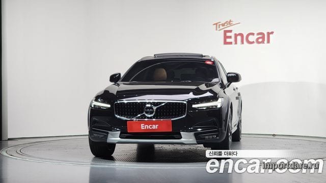VOLVO V90 CROSS COUNTRY 2019 — 117 789 км, чёрный, Корея — под ключ — фото 3