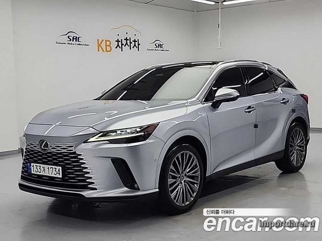 LEXUS RX350H 2023 — 97 270 км, серебристо-серый, Корея — под ключ — фото 12