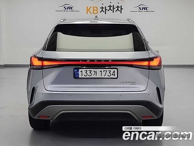 LEXUS RX350H 2023 — 97 270 км, серебристо-серый, Корея — под ключ — фото 3