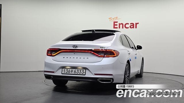 HYUNDAI GRANDEUR IG HYBRID 2019 — 148 949 км, белый, Корея — под ключ — фото 4