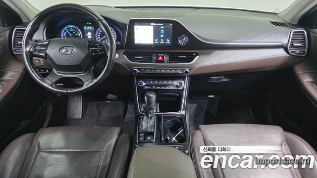 HYUNDAI GRANDEUR IG HYBRID 2019 — 148 949 км, белый, Корея — под ключ — фото 7