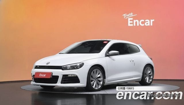 VOLKSWAGEN SCIROCCO 2014 — 161 903 км, белый, Корея — под ключ — фото 2