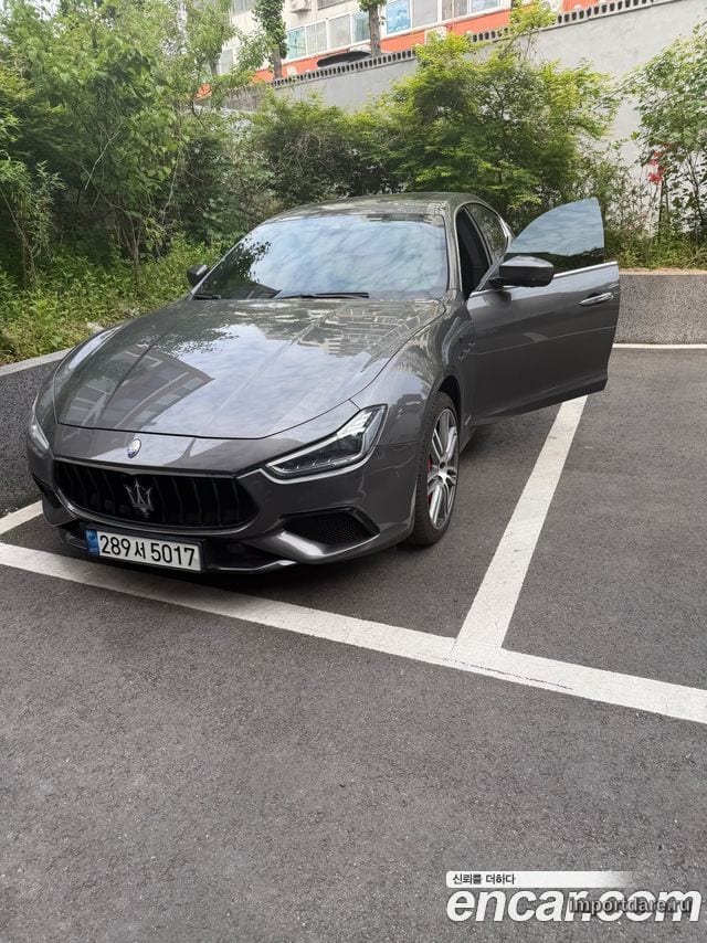 MASERATI GHIBLI 2018 — 76 000 км, серый, Корея — под ключ — фото 3