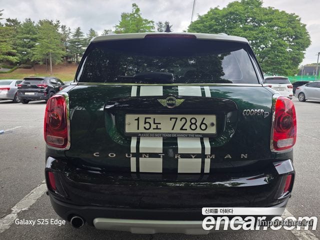 MINI COOPER D COUNTRYMAN 2017 — 80 000 км, тёмно-зелёный, Корея — под ключ — фото 5