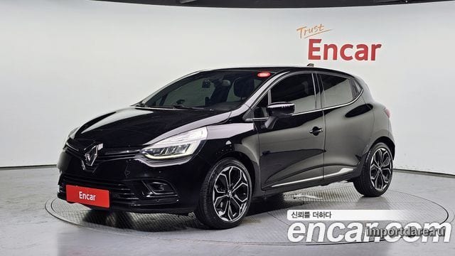 RENAULT KOREA CLIO 2018 — 77 525 км, чёрный, Корея — под ключ — фото 1