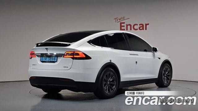 TESLA MODEL X 2019 — 98 818 км, белый, Корея — под ключ — фото 2