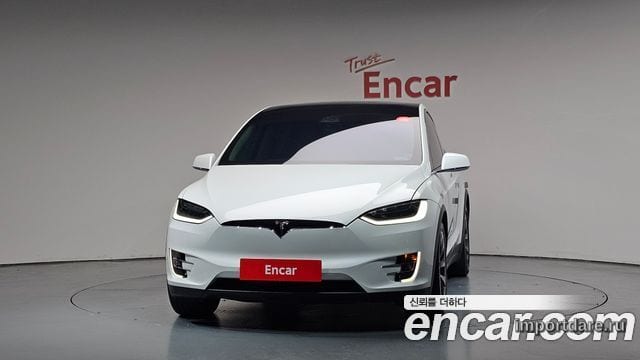 TESLA MODEL X 2019 — 98 818 км, белый, Корея — под ключ — фото 3