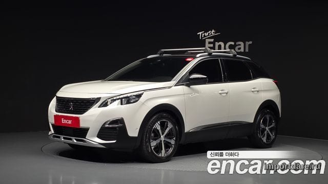 PEUGEOT 3008 2019 — 135 326 км, белый, Корея — под ключ — фото 1