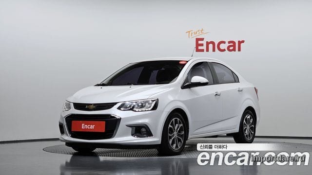 CHEVROLET AVEO SEDAN 2017 — 96 812 км, белый, Корея — под ключ — фото 1