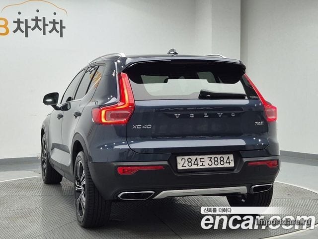 VOLVO XC40 2020 — 47 723 км, бирюзовый, Корея — под ключ — фото 2