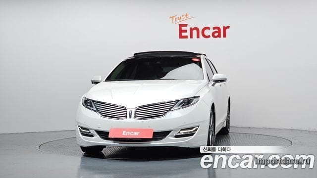 LINCOLN MKZ 2016 — 79 976 км, белый, Корея — под ключ — фото 3