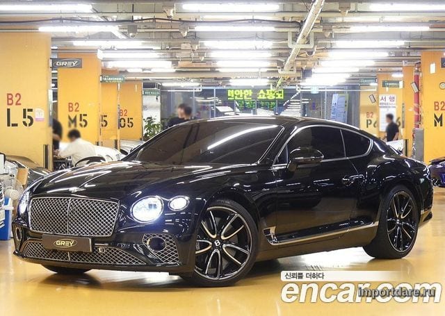BENTLEY CONTINENTAL 2023 — 32 950 км, тёмно-зелёный, Корея — под ключ — фото 2