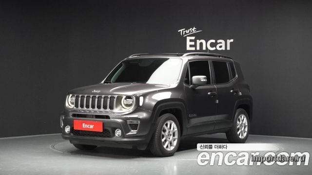 JEEP RENEGADE 2021 — 52 143 км, серый, Корея — под ключ — фото 1