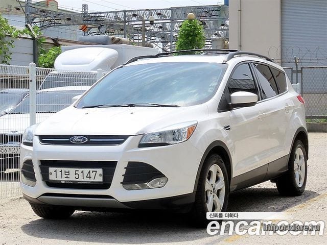 FORD ESCAPE 2015 — 125 152 км, белый, Корея — под ключ — фото 2