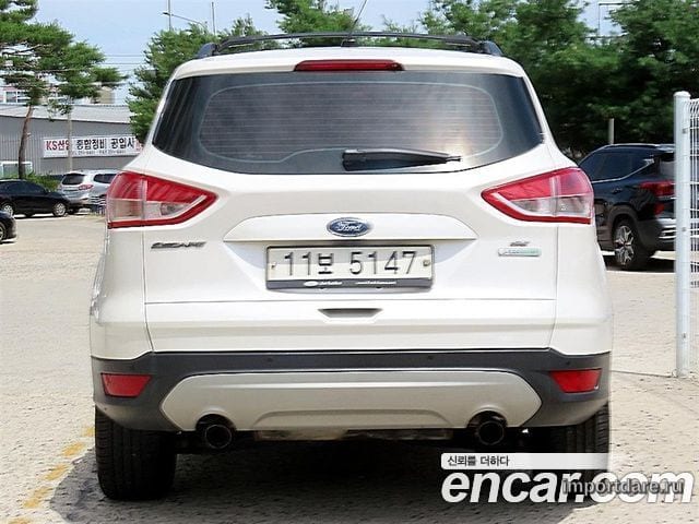 FORD ESCAPE 2015 — 125 152 км, белый, Корея — под ключ — фото 4