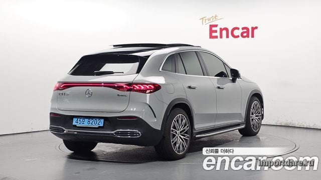 MERCEDES-BENZ EQE SUV X294 2023 — 71 516 км, серебристо-серый, Корея — под ключ — фото 2