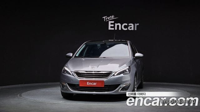 PEUGEOT 308 2015 — 169 749 км, серебристо-серый, Корея — под ключ — фото 3