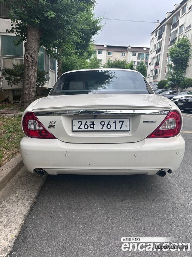 JAGUAR NEW XJ 2008 — 89 000 км, белый-перламутр, Корея — под ключ — фото 4