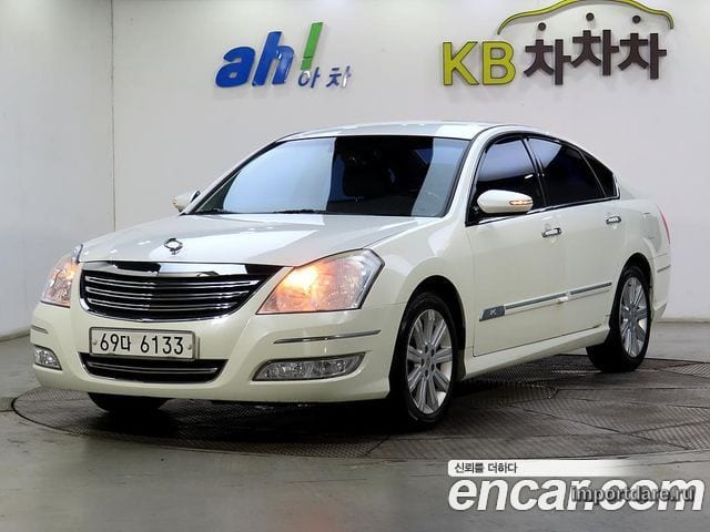 RENAULT KOREA SM7 NEW ART 2008 — 66 960 км, белый-перламутр, Корея — под ключ — фото 1