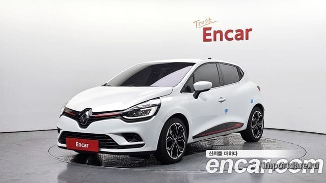 RENAULT KOREA CLIO 2018 — 96 780 км, белый, Корея — под ключ — фото 1