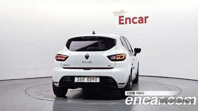 RENAULT KOREA CLIO 2018 — 96 780 км, белый, Корея — под ключ — фото 4