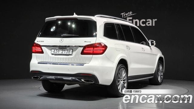 MERCEDES-BENZ GLS-CLASS X166 2017 — 122 300 км, белый, Корея — под ключ — фото 2