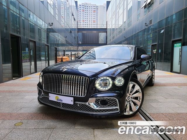 BENTLEY FLYING SPUR 2021 — 41 314 км, синий, Корея — под ключ — фото 1