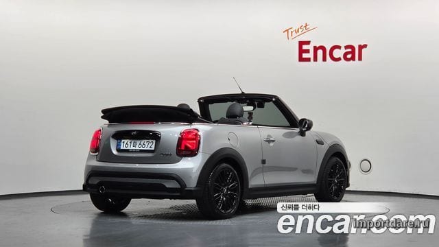 MINI COOPER CONVERTIBLE 2024 — 32 832 км, серебристый, Корея — под ключ — фото 2