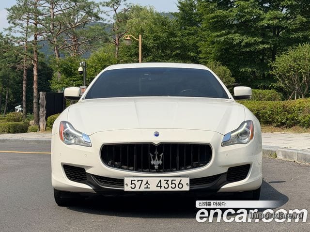 MASERATI QUATTROPORTE 2014 — 55 515 км, белый, Корея — под ключ — фото 2