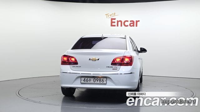 CHEVROLET AMAZING NEW CRUZE 2016 — 167 631 км, белый, Корея — под ключ — фото 4