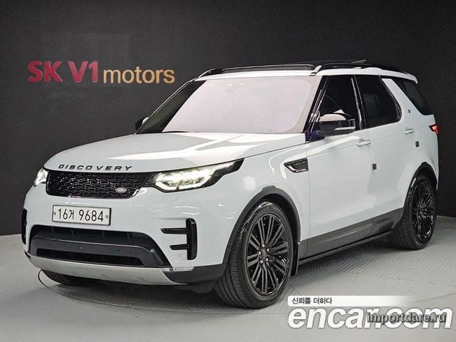 LAND ROVER DISCOVERY 5 2017 — 113 335 км, белый, Корея — под ключ — фото 1