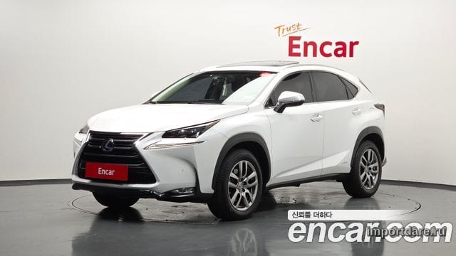 LEXUS NX300H 2017 — 123 383 км, белый, Корея — под ключ — фото 1
