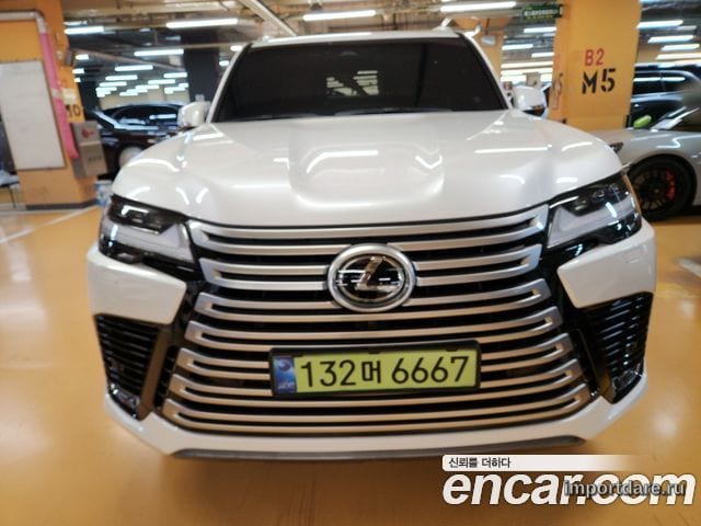 LEXUS LX 2025 — 21 000 км, белый-перламутр, Корея — под ключ — фото 1