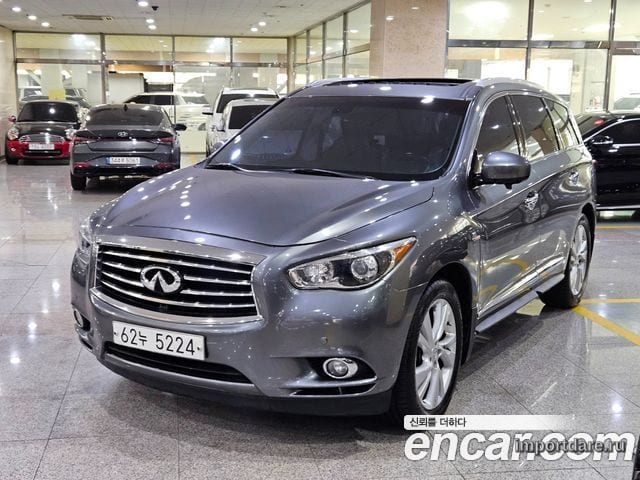 INFINITI QX60 2015 — 136 686 км, серый, Корея — под ключ — фото 1